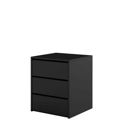 Šuplíkový box do skrine NALDO - čierny