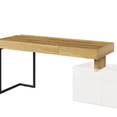 Písací stôl TAGHI - 150 cm, hikora