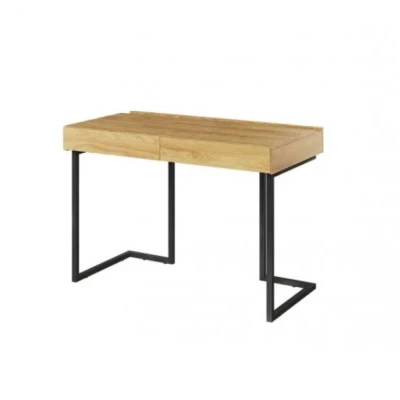 Písací stôl so šuplíkmi TAGHI - 110 cm, hikora