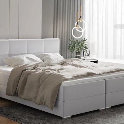 Manželská posteľ ZORKA 1 - 160x200, šedá + topper