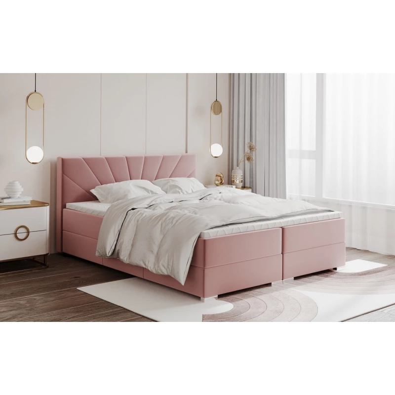 Manželská posteľ ADIRA 2 - 180x200, ružová