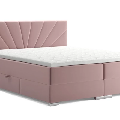 Manželská posteľ ADIRA 2 - 160x200, ružová