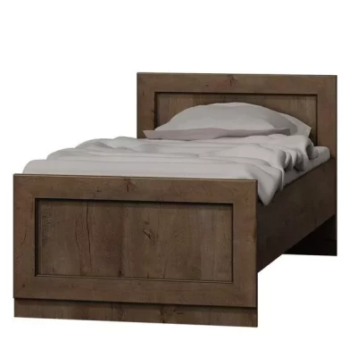 Jednolôžková posteľ GIADA - 90x200, dub lefkas