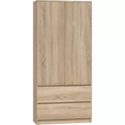 Šatníková skriňa 90 cm so šuplíkmi TAAVI - dub sonoma