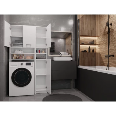 Kúpeľňová skrinka nad práčku RISTO 1 - biela