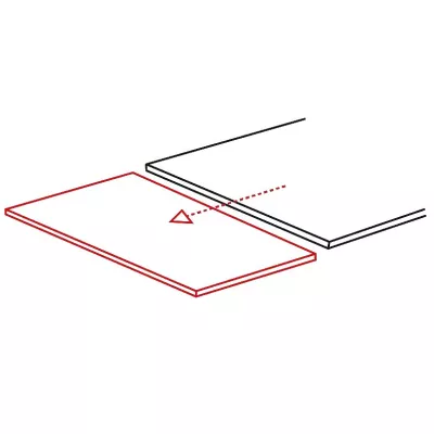 Rozkladací jedálenský stôl GEDEON 1 - 180x90, šedý mramor / matný čierny