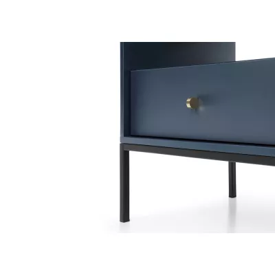 Nočný stolík ORFEA - tmavo modrý