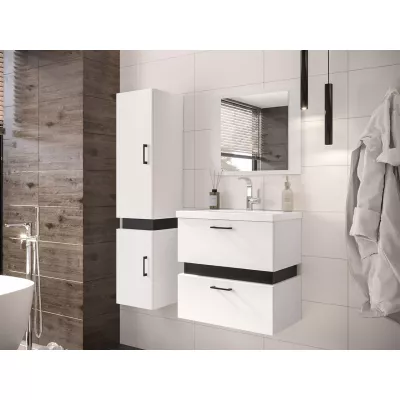 Kúpeľňový set LERA 3 - biely / čierny