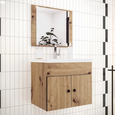 Kúpeľňová zostava TERESITA 4 - dub artisan + umývadlo ZDARMA