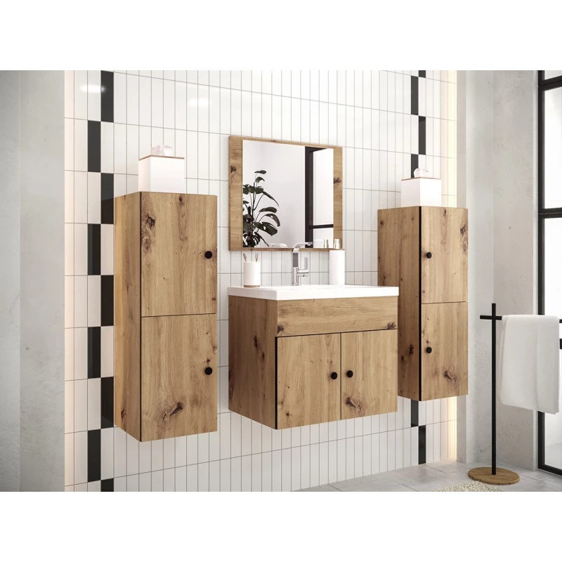 Kúpeľňová zostava TERESITA 6 - dub artisan + umývadlo ZDARMA