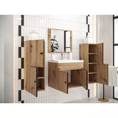 Kúpeľňová zostava TERESITA 6 - dub artisan + sifón a umývadlo ZDARMA