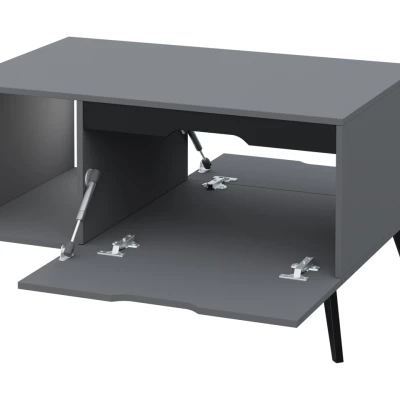 Konferenčný stolík LIEN - šedý / čierny