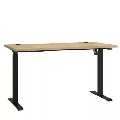 Písací stôl KORTY 1 - dub artisan / čierny