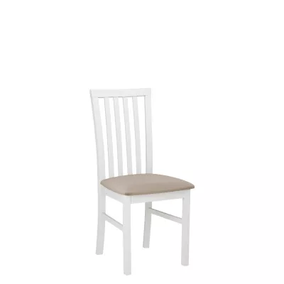 Stolička k jedálenskému stolu FRATONIA 1 - biela / béžová