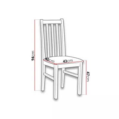 Čalúnená stolička do jedálne EDON 10 - biela / tmavá šedá