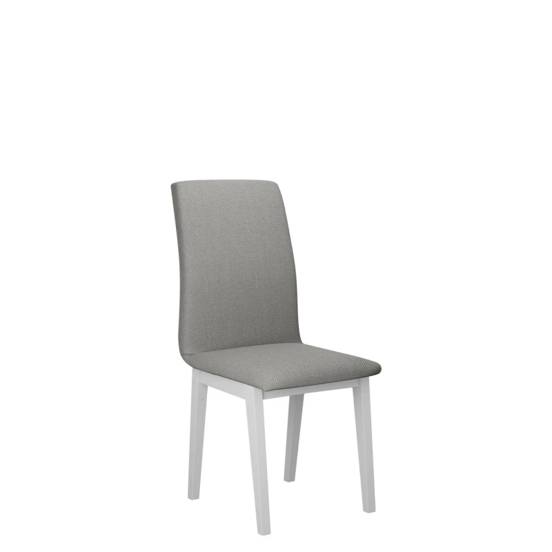 Čalúnená stolička do kuchyne ADKINS 1 - biela / šedá