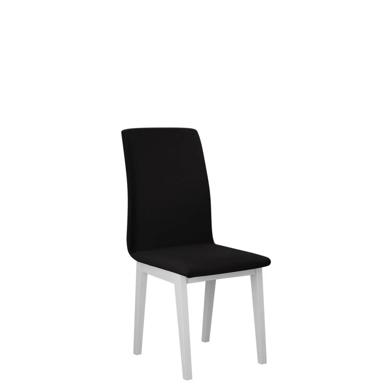 Čalúnená stolička do kuchyne ADKINS 1 - biela / čierna