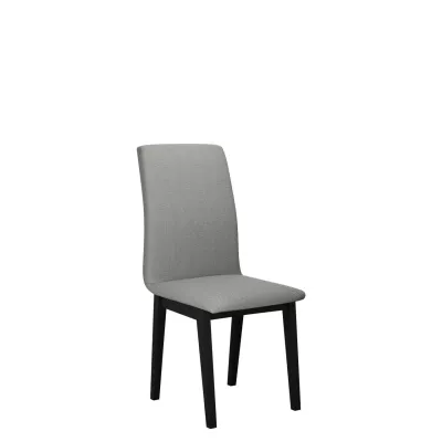 Čalúnená stolička do kuchyne ADKINS 1 - čierna / šedá