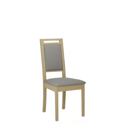 Čalúnená stolička do jedálne ENELI 15 - dub sonoma / šedá