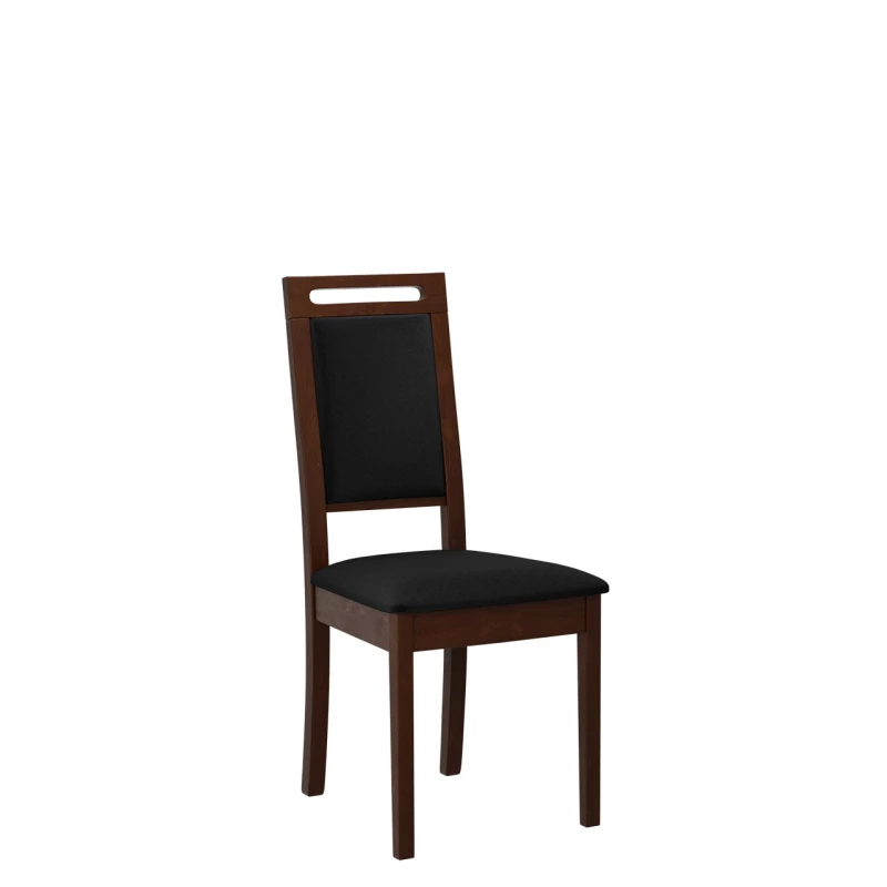 Čalúnená stolička do jedálne ENELI 15 - orech / čierna