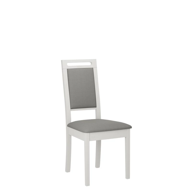 Čalúnená stolička do jedálne ENELI 15 - biela / šedá