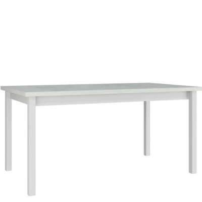 Rozkladací kuchynský stôl 160x90 cm CAMBERT 2 - biely