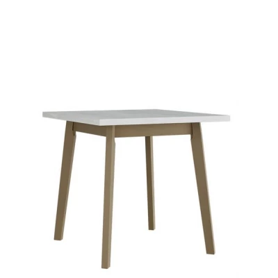 Jedálenský stôl 80x80 cm AMES 1 - biely / dub sonoma