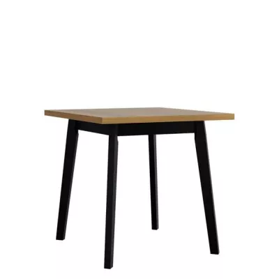 Jedálenský stôl 80x80 cm AMES 1 - dub grandson / čierny