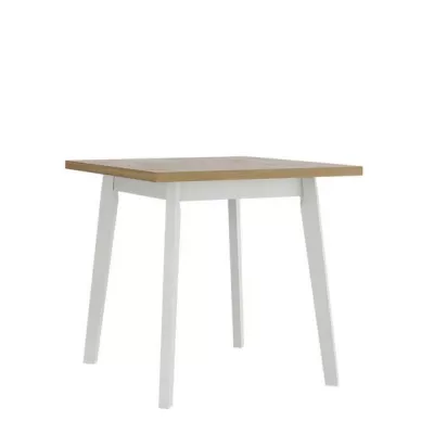 Jedálenský stôl 80x80 cm AMES 1 - dub sonoma / biely