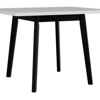Rozkladací jedálenský stôl 80x80 cm AMES 2 - biely / dub sonoma
