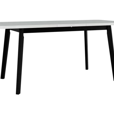 Rozkladací stôl do jedálne 140x80 cm AMES 6 - biely / dub sonoma