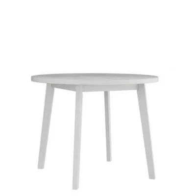 Okrúhly jedálenský stôl 100 cm AMES 3 - biely