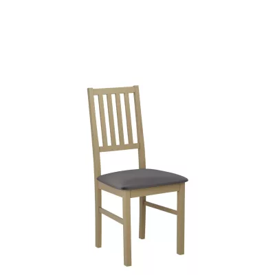 Drevená jedálenská stolička DANBURY 7 - dub sonoma / tmavá šedá