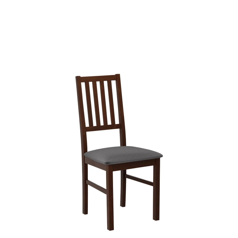Drevená jedálenská stolička DANBURY 7 - orech / tmavá šedá