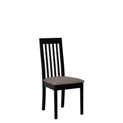 Kuchynská čalúnená stolička ENELI 9 - čierna / hnedá 1