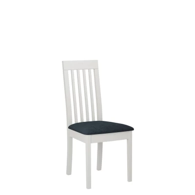 Kuchynská čalúnená stolička ENELI 9 - biela / námornícka modrá