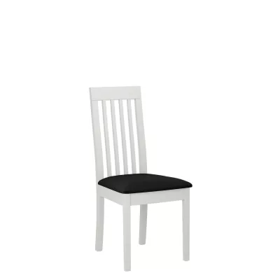 Kuchynská čalúnená stolička ENELI 9 - biela / čierna