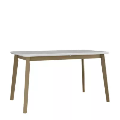 Rozkladací stôl do jedálne 140x80 cm ANGLETON 7 - biely / dub sonoma