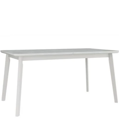 Rozkladací stôl do jedálne 160x90 cm ANGLETON 8 - biely