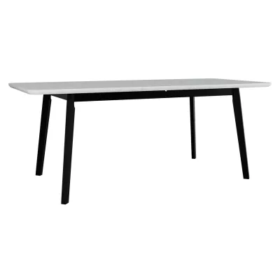 Rozkladací stôl do jedálne 160x90 cm ANGLETON 8 - biely / dub sonoma
