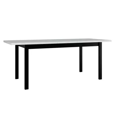 Rozkladací kuchynský stôl 160x90 cm ELISEK 4 - biely