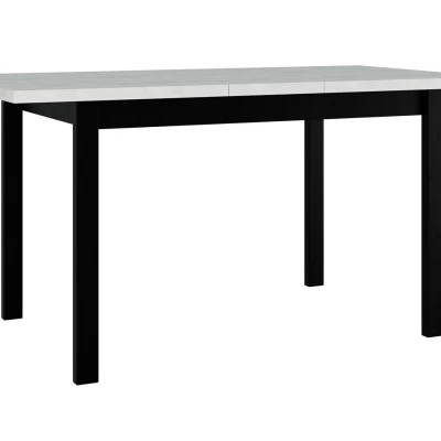 Rozkladací kuchynský stôl 120x80 cm ELISEK 1 - biely