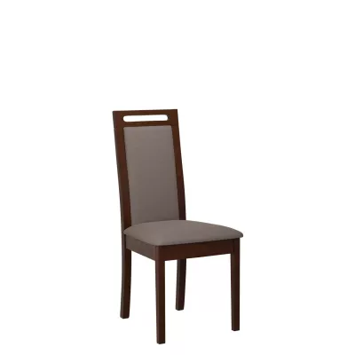 Čalúnená stolička do kuchyne ENELI 6 - orech / hnedá 1