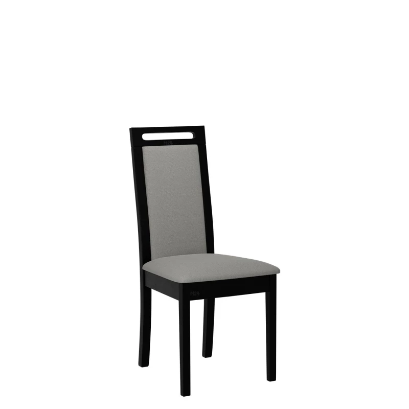 Čalúnená stolička do kuchyne ENELI 6 - čierna / šedá