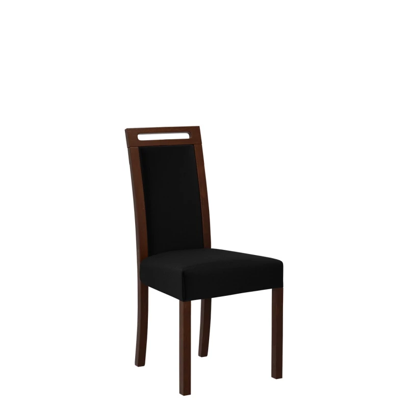 Čalúnená stolička do jedálne ENELI 5 - orech / čierna