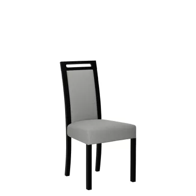 Čalúnená stolička do jedálne ENELI 5 - čierna / šedá
