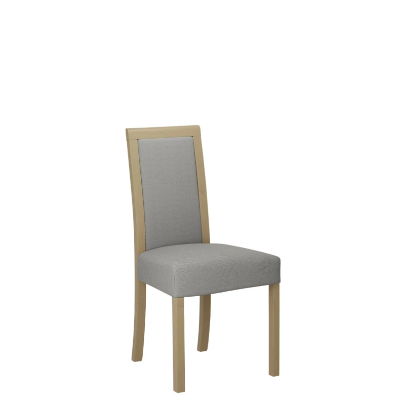 Jedálenská stolička s látkovým poťahom ENELI 3 - dub sonoma / šedá