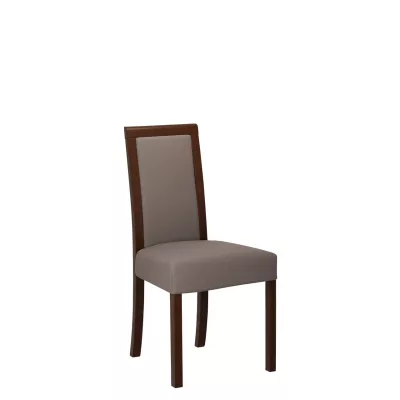 Jedálenská stolička s látkovým poťahom ENELI 3 - orech / hnedá 1