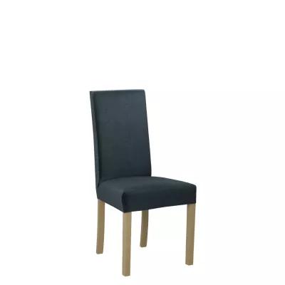 Jedálenská čalúnená stolička ENELI 2 - dub sonoma / námornícka modrá