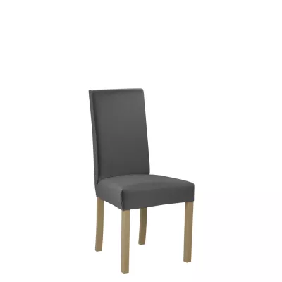 Jedálenská čalúnená stolička ENELI 2 - dub sonoma / tmavá šedá